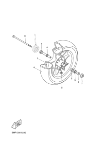 XN125 Переднее колесо