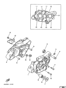 RD75LC Картер двигателя