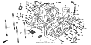XR650R Картер двигателя