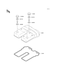  Крышка головки цилиндров