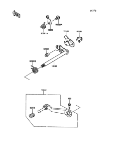 KL650 Механизм переключения передач