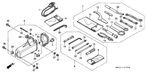 RVF750 Инструмент