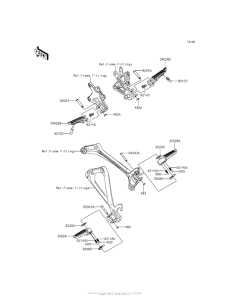 ZX1000 Подножки