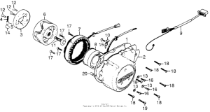 CB750 Alternator + alternator cover