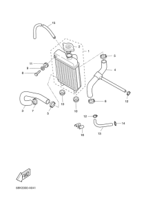 DT50RSM Radiator. hose