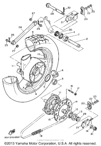 FJ1200WC Переднее колесо