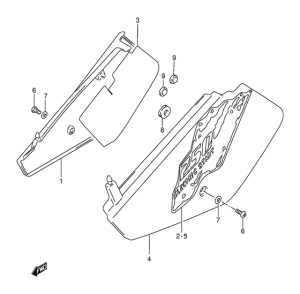 DR250 Обтекатель задний