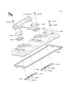 ZX1400 Крышка головки цилиндров