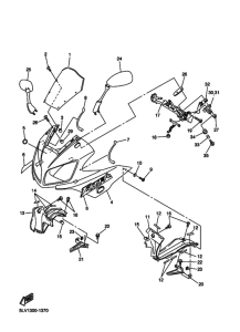 FZS1000 Cowling comp