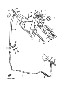 XVZ13DA Передний тормозной цилиндр
