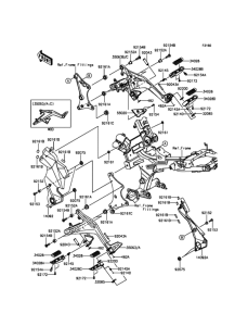 ER650 Подножки
