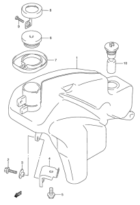 RGV250 Бак масляный