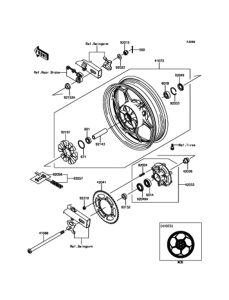 EX250 (ABS) リヤハブ
