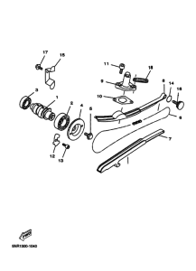 YP125D Цепь распределительного вала