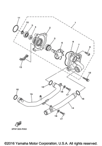 XP500G Водяной насос