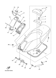 XP500 Сиденье