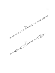 KX125 Тросы управления
