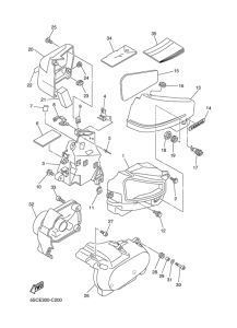 XVS650A Боковые обтекатели