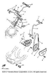 XV1100SJC Масляный насос