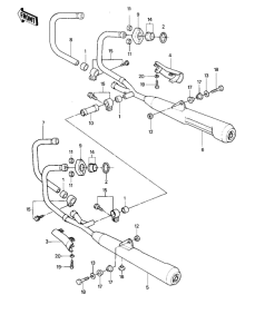 KZ1000 Глушитель