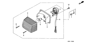 PK50S Taillight unit ass`y