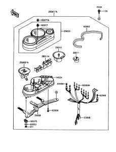 ZX1100 Приборы