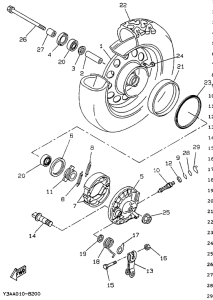 CW50 Переднее колесо
