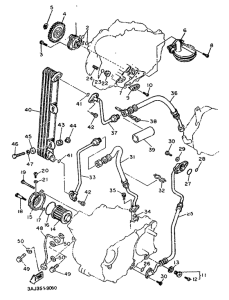 XT600Z Масляный насос