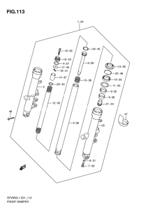 SFV650 Передняя вилка