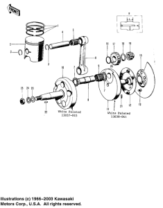  Crankshaft / piston / rotary valve