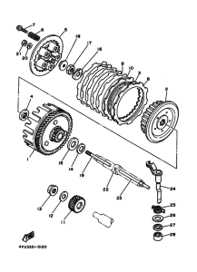 TDR125 Бендикс