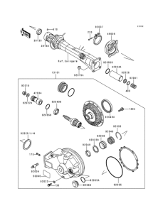ZG1200 Drive shaft / final gear(1 / 2)