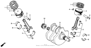 VT600C Коленвал