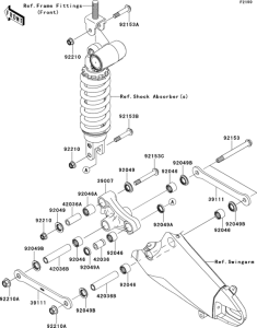 ZX600 Подвеска