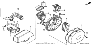 VT750C Воздушный фильтр