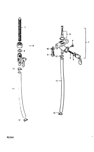 PE250 Топливный кран