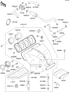ZX750 Air filter(1 / 2)