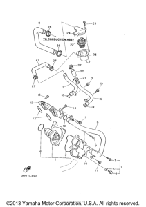 FZR600RE Водяной насос
