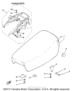 DT175G Сиденье