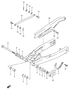 TS125 Маятник задний