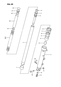 GSX1100 Передняя вилка