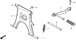 NQ50 Подножка