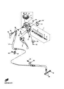 FJR1300 Передний тормозной цилиндр