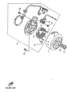 TZR125RR Генератор
