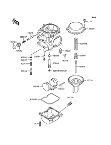 ZR400 Карбюратор в разборе