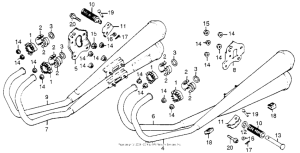 CB750 Глушитель