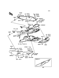 ZG1400 Боковые обтекатели
