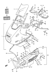 GSX1100 Cowling comp