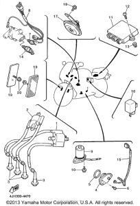 YZF600RHC Электрика