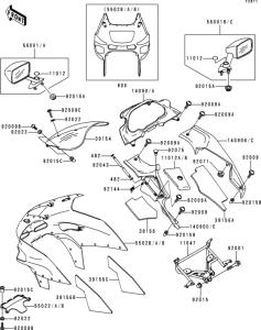 ZX600 Cowling(1 / 2)(zx600-e4)